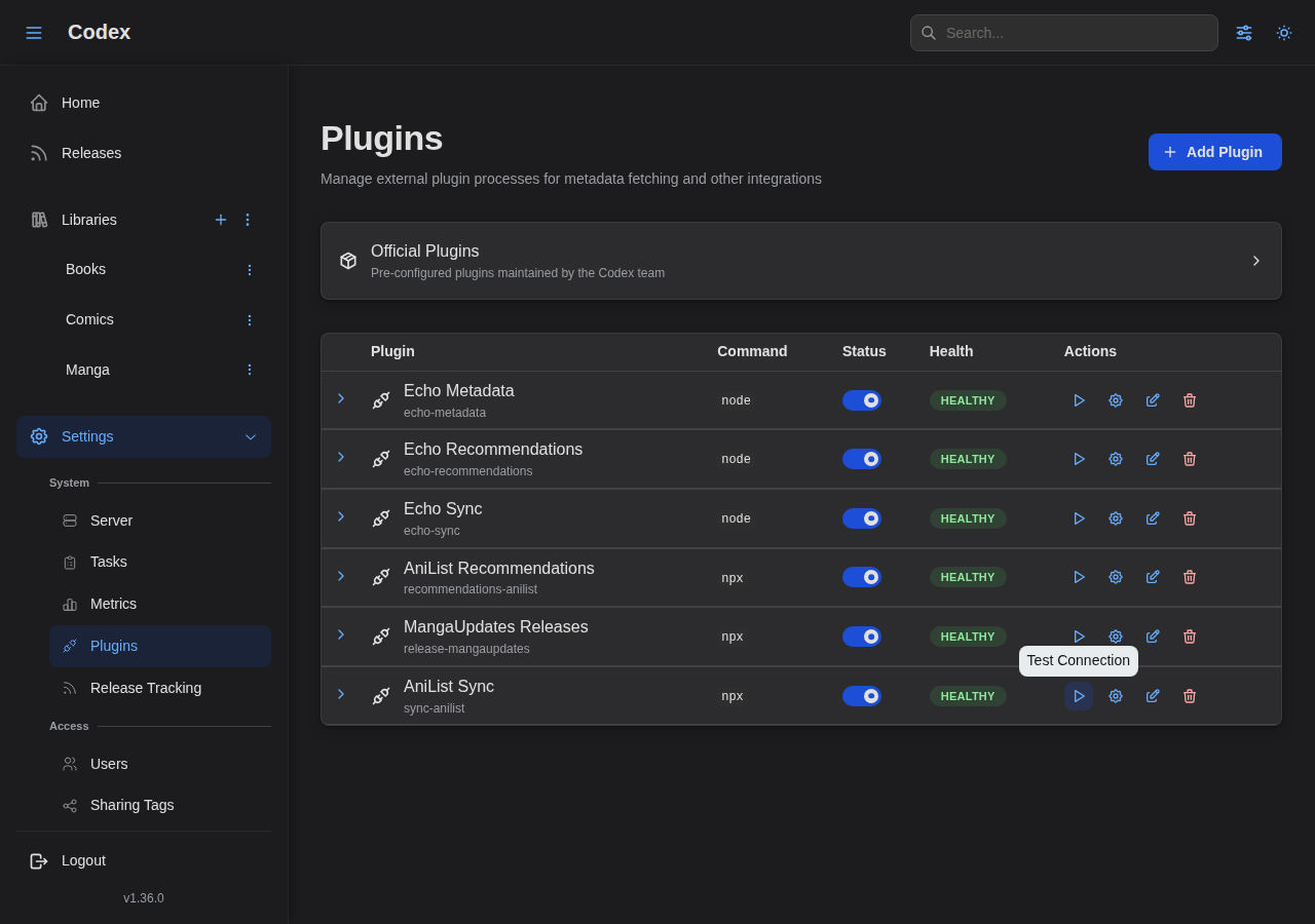 Plugin Settings - After Test